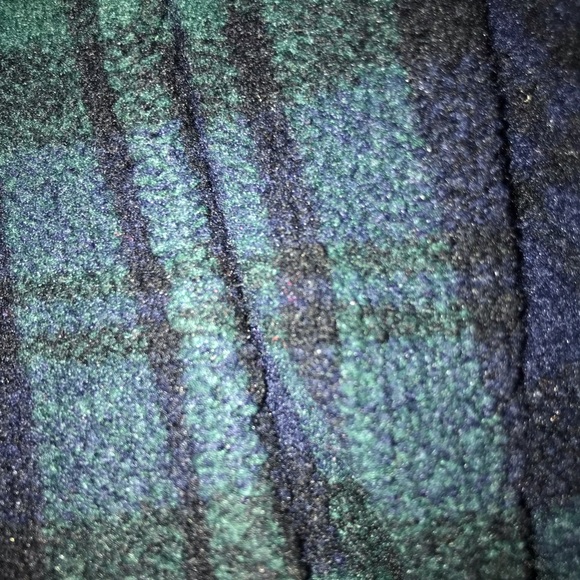 NWOT. Tommy Hilfiger Men’s Golf Jacket. 1/2 Zip. Navy/Green Plaid that is muted - Picture 4 of 9